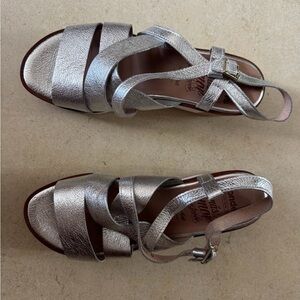 Wonders Silver Women's Sandals